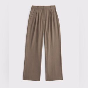 Abercrombie and Fitch Curve Love Sloane Tailored Wide Leg Pant